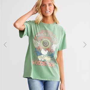 Woodstock Graphic Green Tee